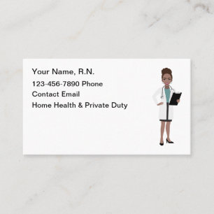 American Registered Nurse Medical Visitenkarte