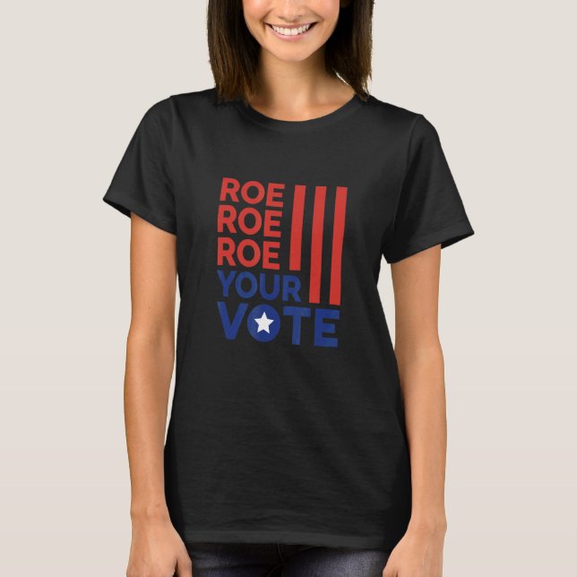 American Reproductive Rights USA Flag Liberal T-Shirt (Vorderseite)