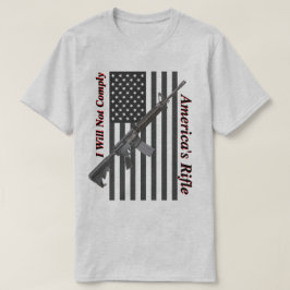 American Rifle USA Flag I wird Light nicht erfülle T-Shirt