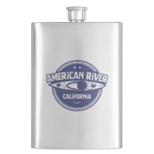 American River California Kayaking Flachmann