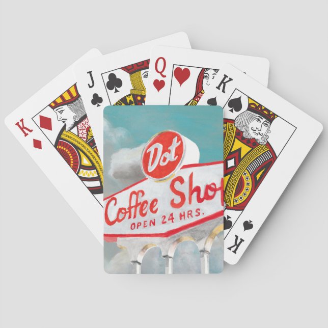 American Roadside | Coffee Shop-Abonnement Spielkarten (Rückseite)