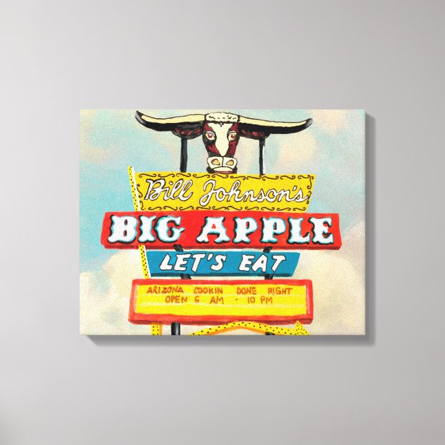 American Roadside | Restaurant Leinwanddruck (Vorderseite)