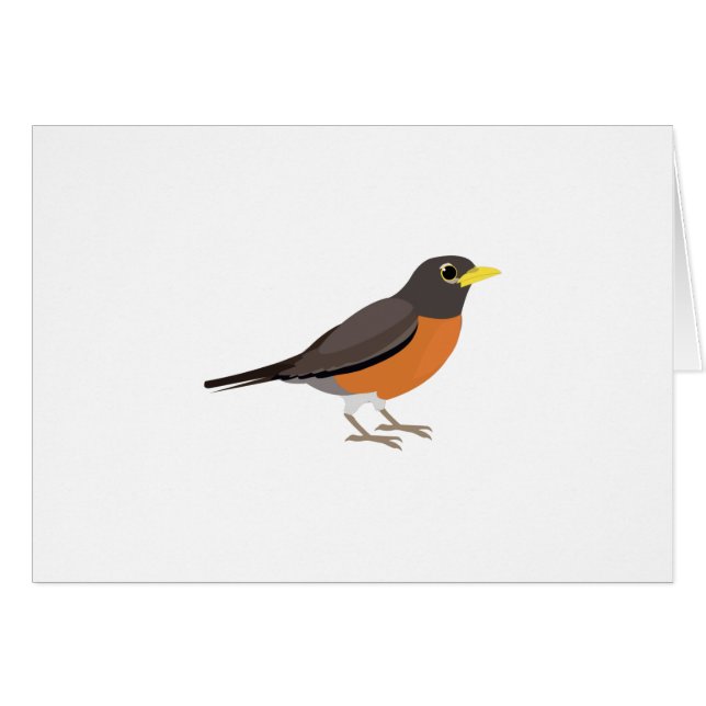 American Robin Illustration (Vorderseite (Horizontal))