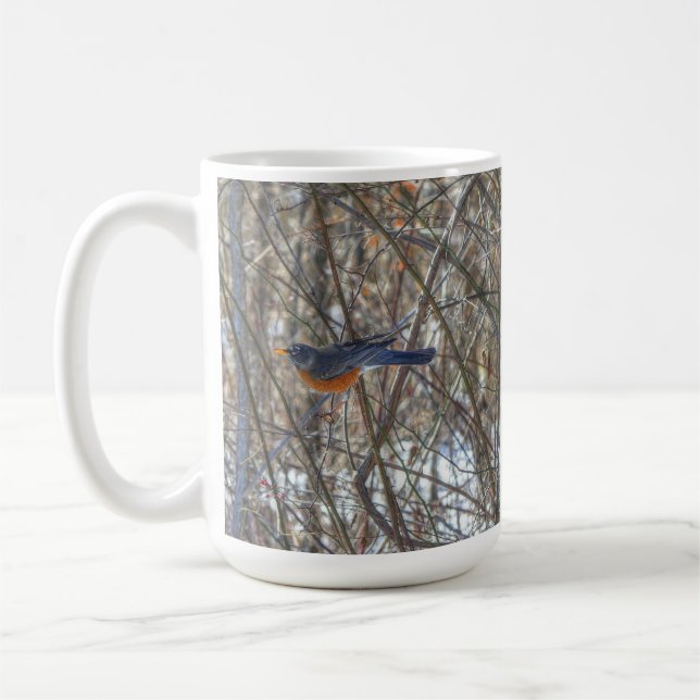 American Robin Kaffeetasse (Links)