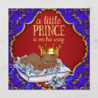 American Royal Prince Baby Dusche Einladung