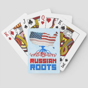 American Russian Roots Playing Cards Spielkarten