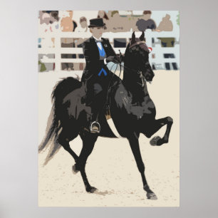 American Saddlebred Horst Poster Print