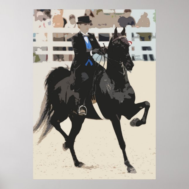 American Saddlebred Horst Poster Print (Vorne)