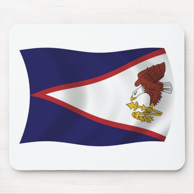 American Samoa Flag Mousepad (Vorne)