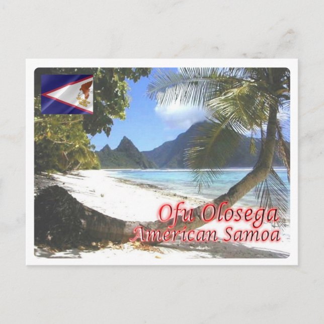 American Samoa - Ofu Olosega - Postkarte (Vorderseite)