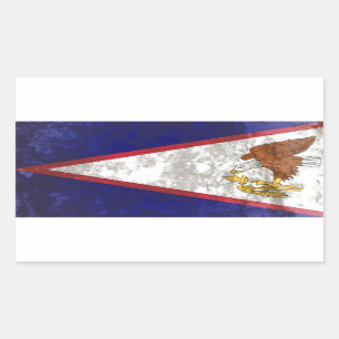 American Samoa Rechteckiger Aufkleber