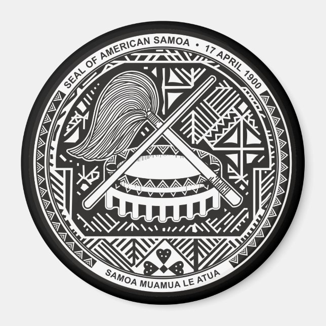 American Samoa Seal Magnet (Vorne)