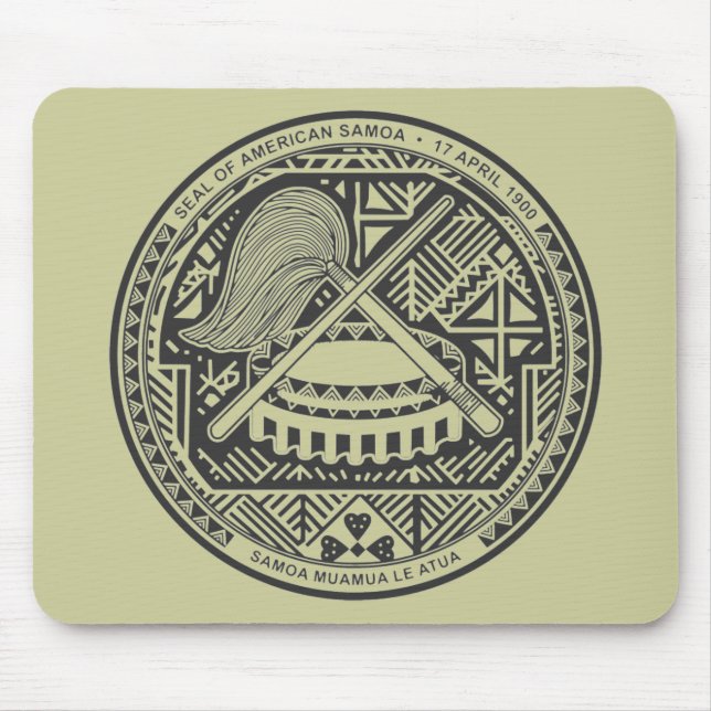 American- SamoaSiegel Mousepad (Vorne)