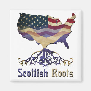 American Scottish Herkunft Magnet