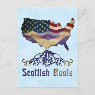 American Scottish Roots Herkunft Postkarten