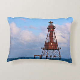 American Shoal Lighthouse, Florida Accent Pillow Zierkissen