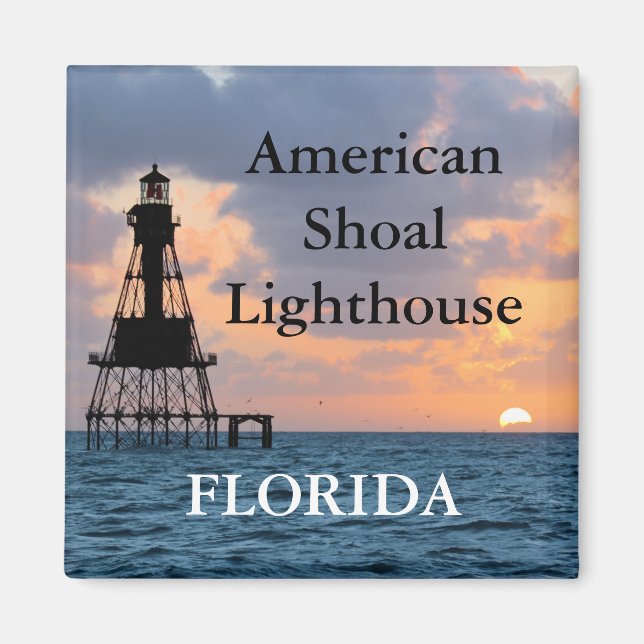 American Shoal Lighthouse, Florida Magnet (Vorne)