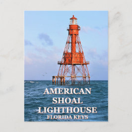 American Shoal Lighthouse, Florida Postcard Postkarte