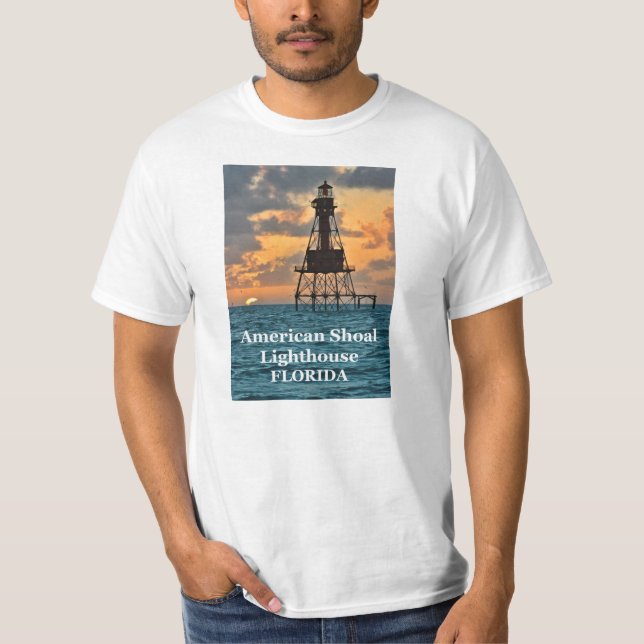 American Shoal Lighthouse, Floride T-Shirt (Devant)