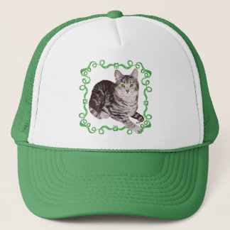 American Shorthair Tabby Cat Truckerkappe
