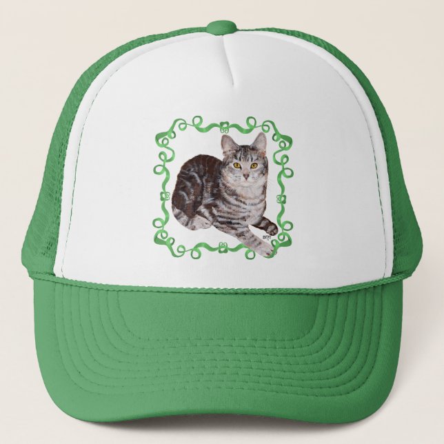 American Shorthair Tabby Cat Truckerkappe (Vorderseite)