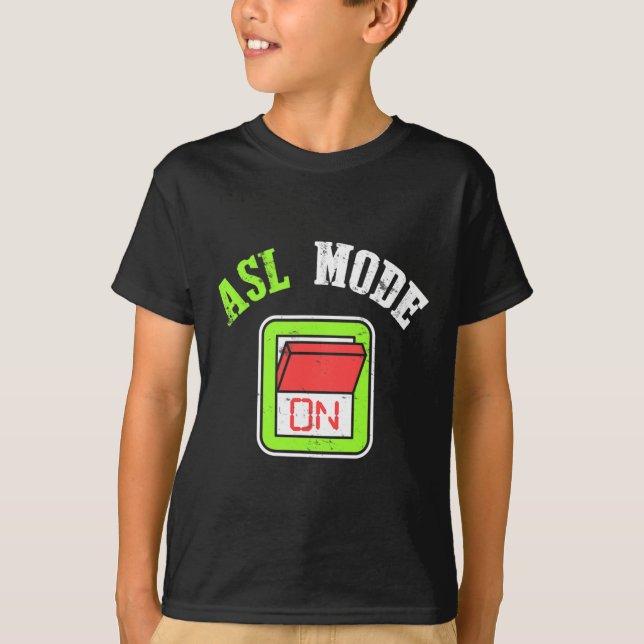 American Sign Language Asl Im Deaf Awareness  T-Shirt (Vorderseite)