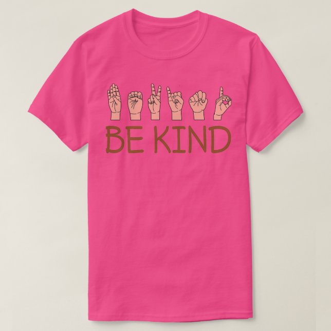 American Sign Language ASL Interpreter Kind T-Shirt (Design vorne)