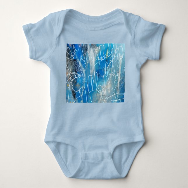 American Sign Language Baby Strampler (Vorderseite)