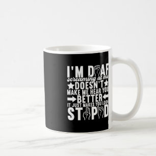 American Sign Language Deaf Awareness 11 Kaffeetasse