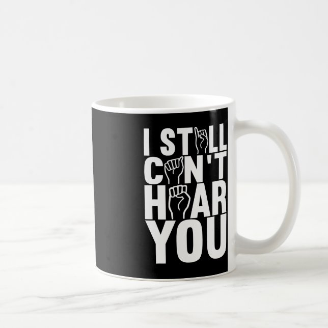 American Sign Language Deaf Awareness 15 Kaffeetasse (Rechts)