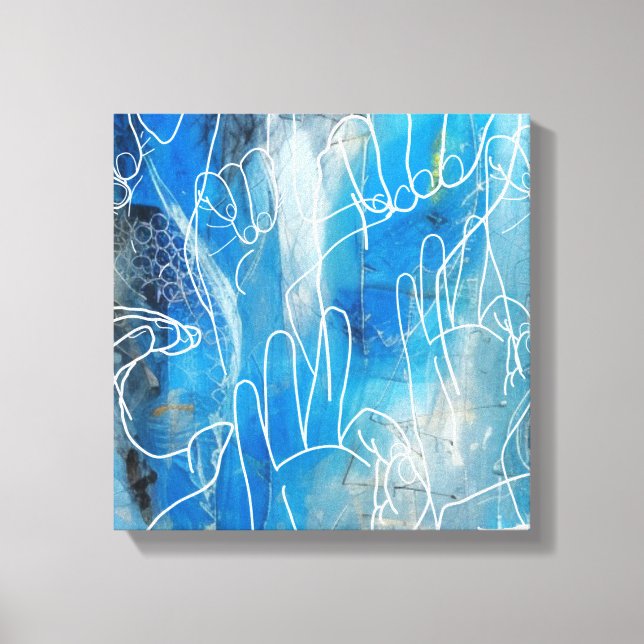 American Sign Language Leinwanddruck (Vorderseite)