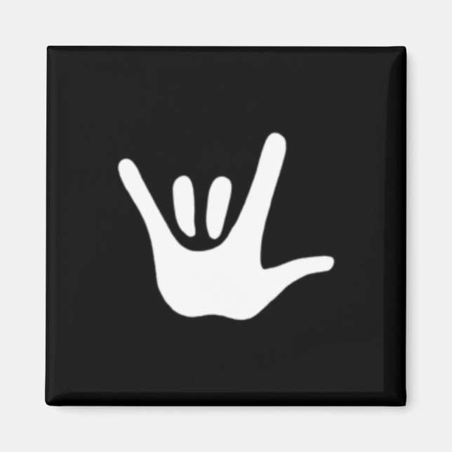 American Sign Language Liebe ASL Magnet (Vorne)