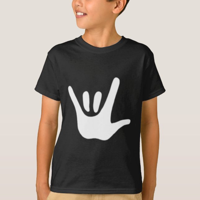 American Sign Language Love Asl Deaf Awareness  T-Shirt (Vorderseite)