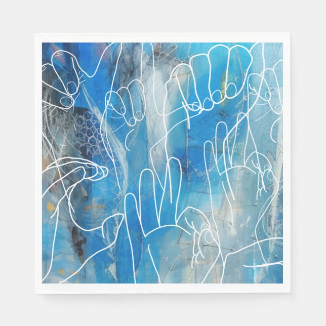 American Sign Language Serviette (Vorderseite)