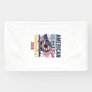 American Soccer Fan Turnier 2026 Vintage-Shirt Banner