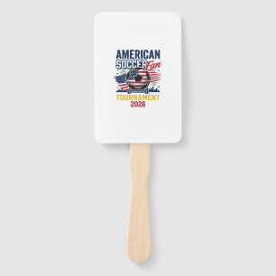 American Soccer Fan Turnier 2026 Vintage-Shirt  Fächer