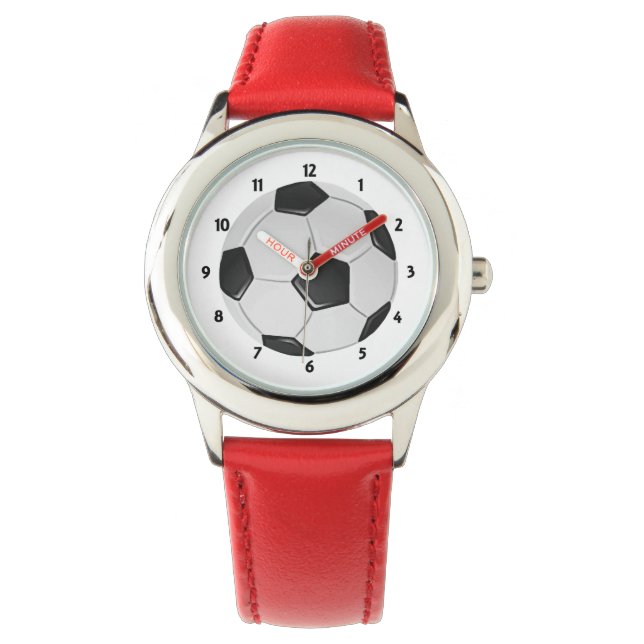 American Soccer or Association Football Armbanduhr (Vorderseite)