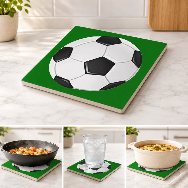American Soccer or Association Football Ball Fliese (American Soccer or Association Football Ball Ceramic Tile)