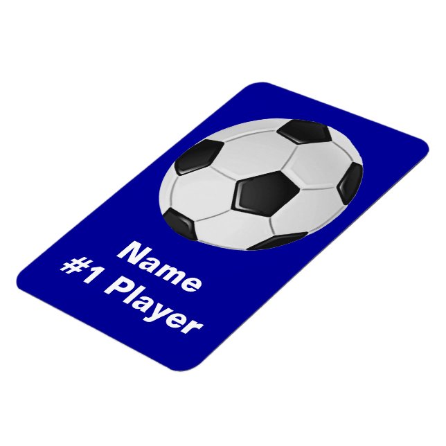 American Soccer or Association Football Ball Magnet (Linke Seite)