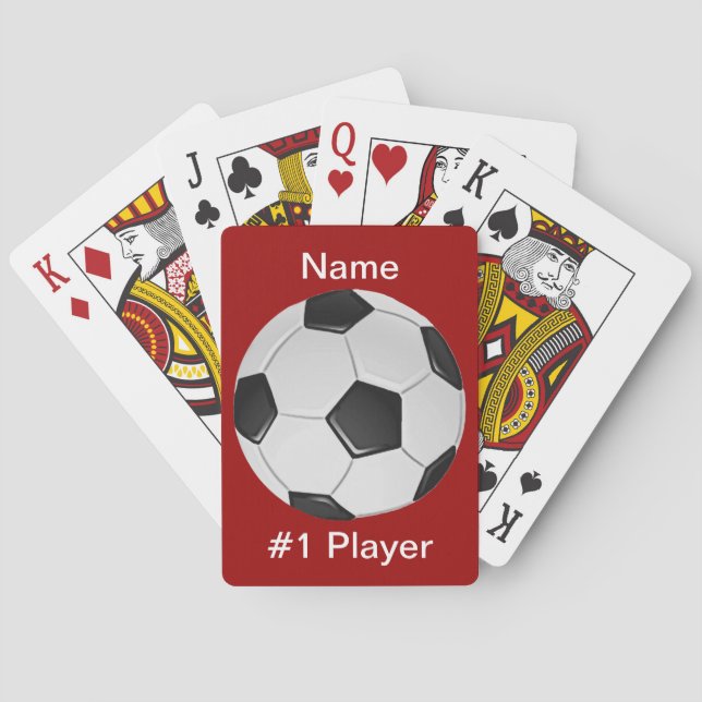 American Soccer or Association Football Spielkarten (Rückseite)
