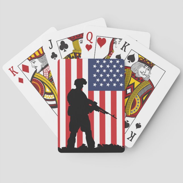 American Soldier Spielkarten (Rückseite)