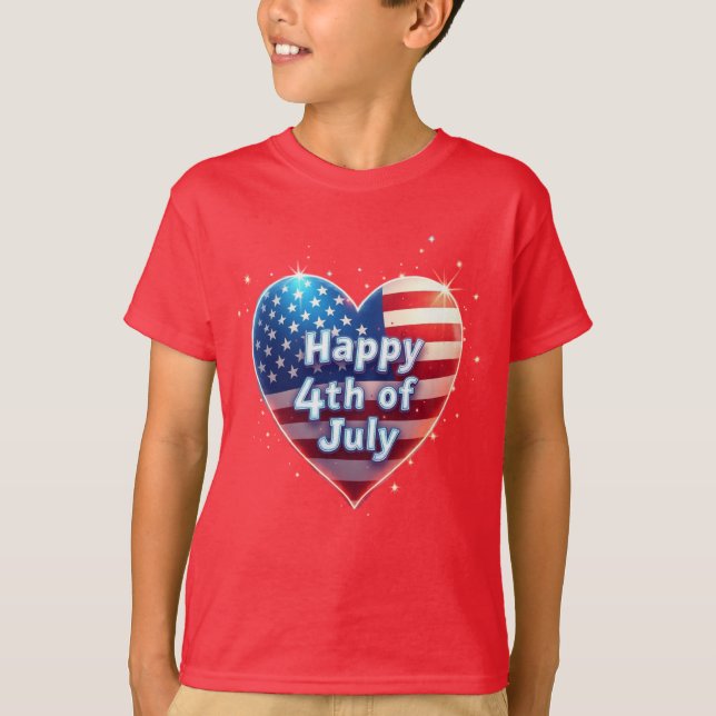 American Soul: Klassisches Vibes 4. Juli T-Shirt (Vorderseite)