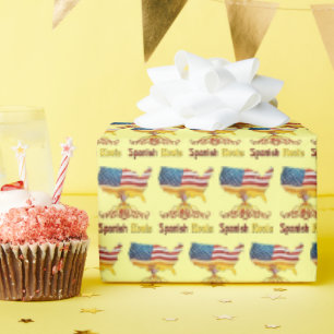 American Spanish Roots Geschenkpapier