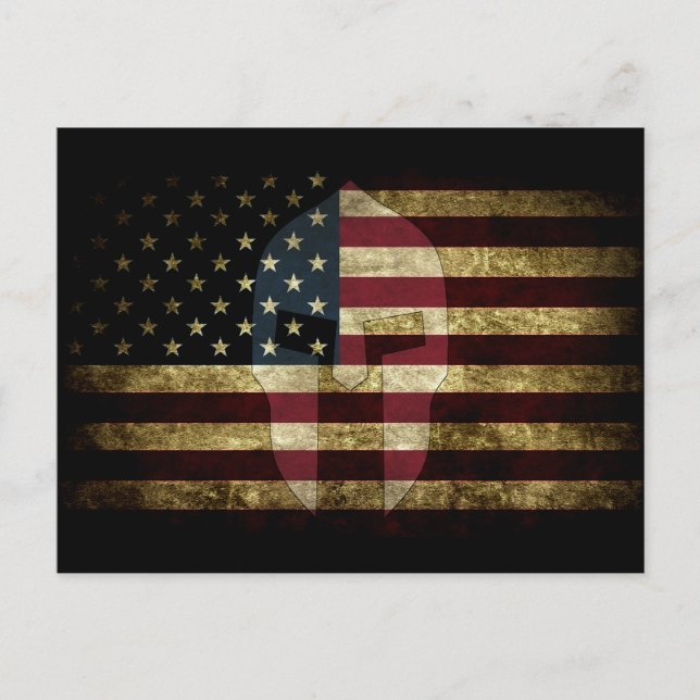 American Spartan Postkarte (Vorderseite)