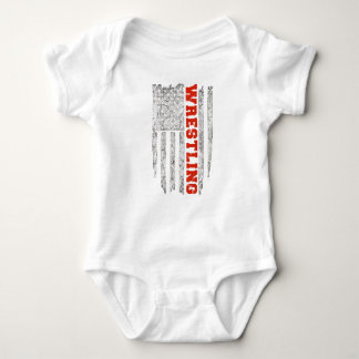 American Sport Wrestling Baby Strampler