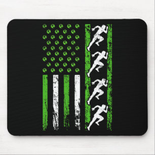 American Sports Flag Athletic Track and Field Eart Mousepad