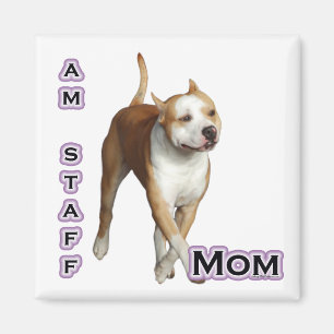 American Staffordshire Mama 4 - Magnet