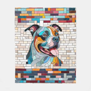 American Staffordshire Terrier - Amstaff Fleecedecke