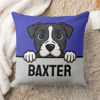 American Staffordshire Terrier Custom Amstaff Dog Kissen