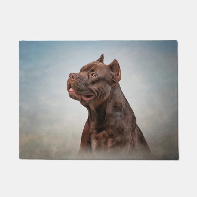 American Staffordshire Terrier Fußmatte (Vorderseite)